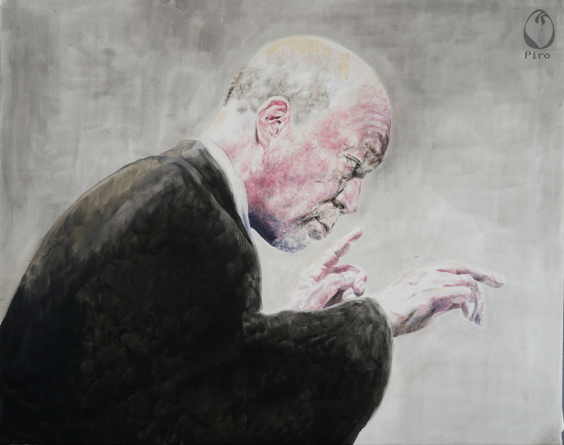 oil on canvas - olio su tela di Piro